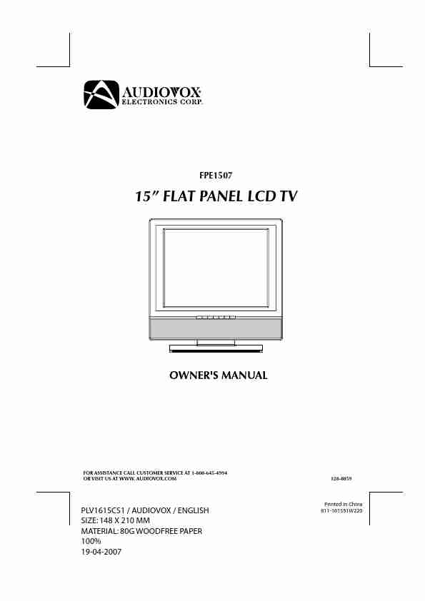 Audiovox Flat Panel Television FPE1507-page_pdf